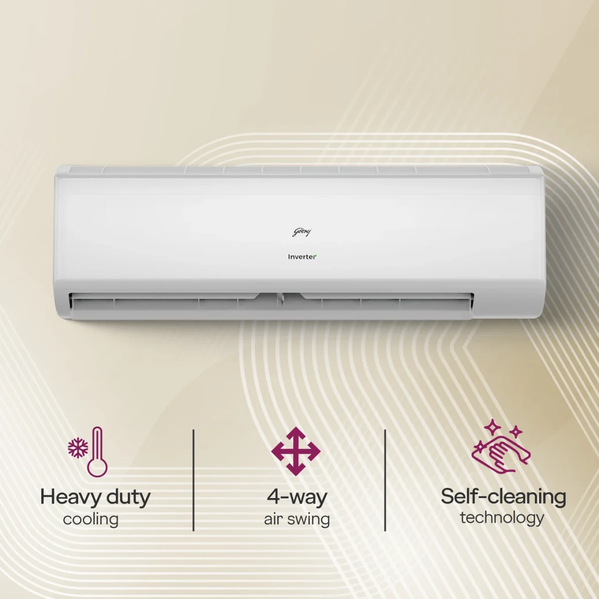 Godrej 5 Star Inverter Split AC 2025 | 5-in-1 Convertible Cooling Non Wi-Fi - Image 6