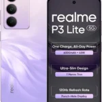 Realme P3 Lite 5G (Purple Blossom, 6 GB RAM ,128GB ) | 6000mAh Battery, 120Hz Display, Dimensity 6300
