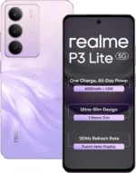 Realme P3 Lite 5G (Purple Blossom, 6 GB RAM ,128GB ) | 6000mAh Battery, 120Hz Display, Dimensity 6300
