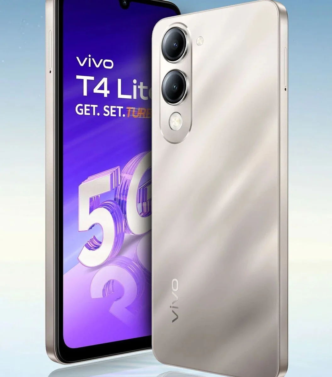 vivo T4 Lite 5G (Titanium Gold 2026, 128 GB) (6 GB RAM)