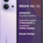 Redmi 15C 5G (128GB) | MediaTek Dimensity 6300, 50MP AI Camera, 6000mAh Battery