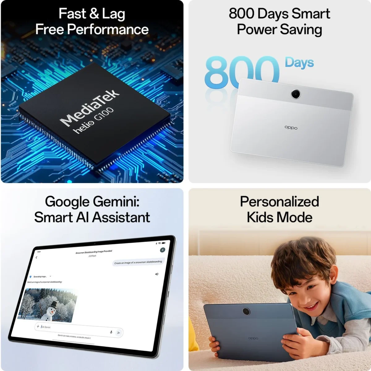 OPPO Pad SE (4GB RAM, 128GB Storage) | 11-inch 90Hz Display, Helio G100, 9340mAh Battery  OPPO Pad SE (4GB RAM, 128GB Storage) ₹18,999 • Flipkart + others - Image 3
