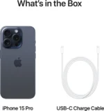 Apple iPhone 15 Pro (Blue Titanium) | A17 Pro Chip, 48MP Pro Camera System, Super Retina XDR Display - Image 6