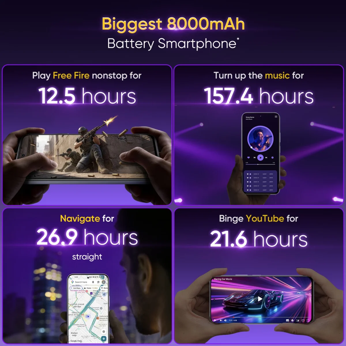 Realme P4R 5G | MediaTek Dimensity 6300, 50MP AI Camera, 8000mAh Battery  Realme P4R 5G ₹17,399 • Zepto + others - Image 5