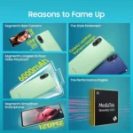 Samsung Galaxy F70e 5G (128GB) | MediaTek Dimensity 6300, 50MP AI Camera, 6000mAh Battery - Image 2