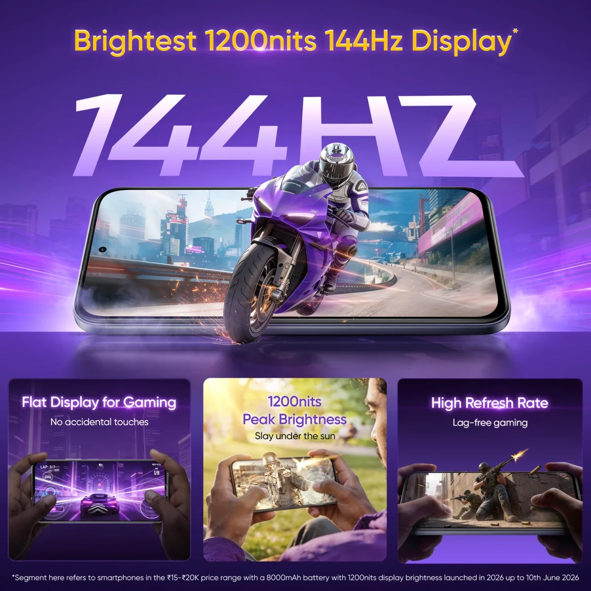 Realme P4R 5G | MediaTek Dimensity 6300, 50MP AI Camera, 8000mAh Battery  Realme P4R 5G ₹17,399 • Zepto + others - Image 4