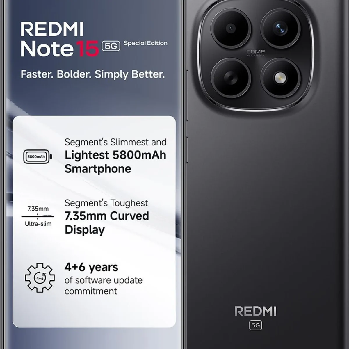 Redmi Note 15 SE 5G | Snapdragon 6 Gen 3, 50MP AI Camera, 5800mAh Battery
