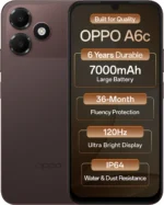 OPPO A6c (128GB) | UNISOC T7250, 13MP AI Camera, 7000mAh Battery