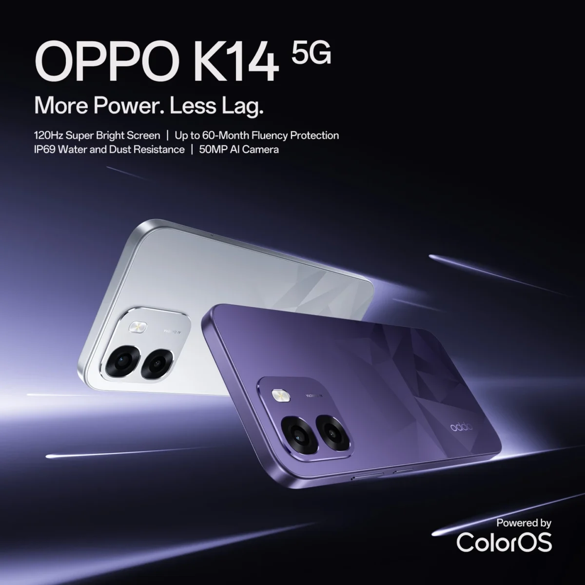 OPPO K14 5G (6 GB RAM 128 GB) ICY BLUE/ PRISM WHITE - Image 11