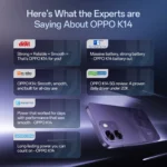 OPPO K14 5G (6 GB RAM 128 GB) ICY BLUE/ PRISM WHITE - Image 3
