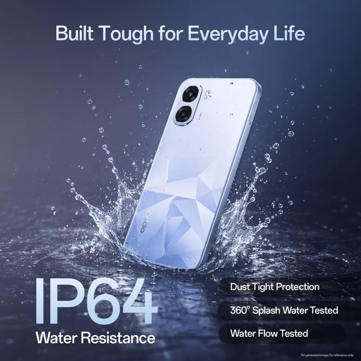 OPPO K14x 5G 6500mAh and 45W SUPERVOOC Charger & AI (Icy Blue, 128 GB) (6 GB RAM) - Image 5