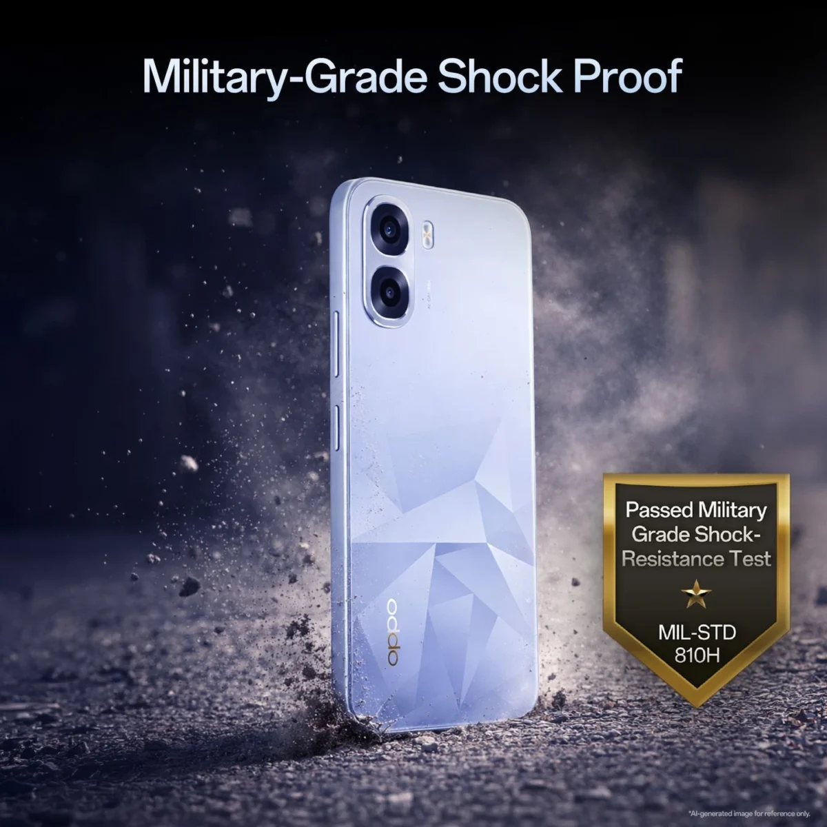 OPPO K14x 5G 6500mAh and 45W SUPERVOOC Charger & AI (Icy Blue, 128 GB) (6 GB RAM) - Image 6