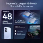 OPPO K14x 5G 6500mAh and 45W SUPERVOOC Charger & AI (Icy Blue, 128 GB) (6 GB RAM) - Image 2